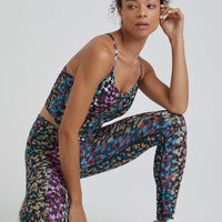 High Waist Leggings Multi Botanical
