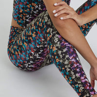 High Waist Leggings Multi Botanical
