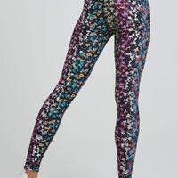 High Waist Leggings Multi Botanical