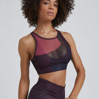 Noa Crossback Bra Burgundy Topsy Turvy