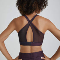 Noa Crossback Bra Burgundy Topsy Turvy