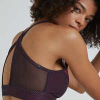 Noa Crossback Bra Burgundy Topsy Turvy