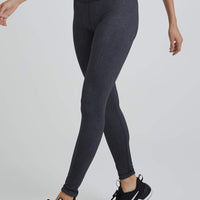 High Waist Leggings Charcoal Zebra
