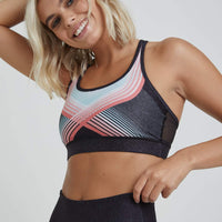 Strappy Bra Neon Roller Girl