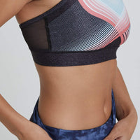 High Waist Reversible Leggings Neon Roller Girl