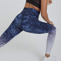 High Waist Reversible Leggings Neon Roller Girl