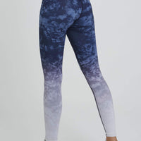 High Waist Reversible Leggings Neon Roller Girl