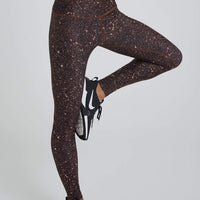 High Waist Leggings Super Disco Mocha