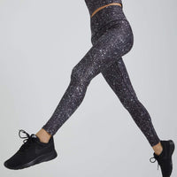 High Waist Leggings Super Disco Noir