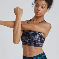 Strappy Bra Tahiti Vibe Navy