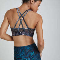 Strappy Bra Tahiti Vibe Navy