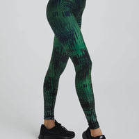High Waist Leggings Tahiti Vibe Forest