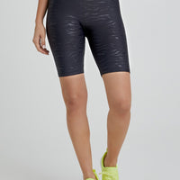 Kurt High Waist Short Tiger Emboss