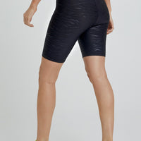 Kurt High Waist Short Tiger Emboss