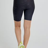 Kurt High Waist Short Tiger Emboss