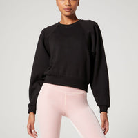 Amor Raglan Sweatshirt Jet Black