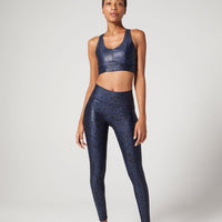 Irene Bra Satin Cheetah Navy