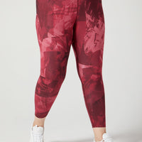 Rebel High Waist Legging Magenta Fern