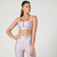 Nina Bra Satin Cheetah Blush