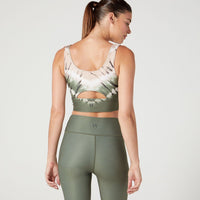 Julia Cut Out Bra Inked Tie Dye