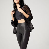 Ella Mesh Jacket Jet Black