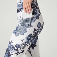 Nala High Waist Cropped Legging Porcelain