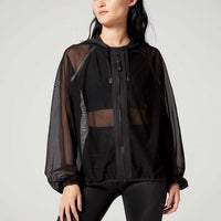 Ella Mesh Jacket Jet Black