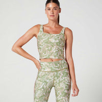 Thalia Cropped Tank Calico Sage