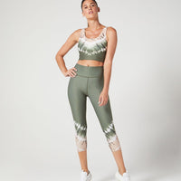 Julia Cut Out Bra Inked Tie Dye