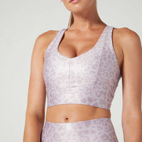 Irene Bra Satin Cheetah Blush