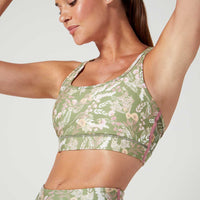 Strappy Bra Calico Sage