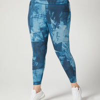 Rebel High Waist Legging Deep Lake Fern