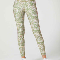 Zoe Back Pocket Legging Calico Sage