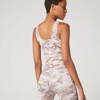 Anna Cropped Tank Blush Cascade Camo