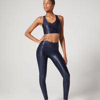 Irene Bra Satin Cheetah Navy