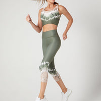 Julia Cut Out Bra Inked Tie Dye