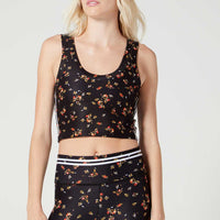 Anna Cropped Tank Foxy Floral