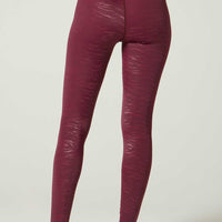 Bowie Legging Tiger Emboss Grape