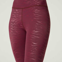 Bowie Legging Tiger Emboss Grape