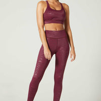Bowie Legging Tiger Emboss Grape
