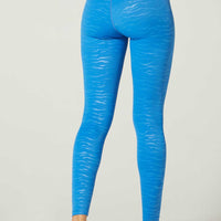 Bowie Legging Tiger Emboss Lapis