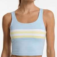 Paula Tank Stripped Baby Blue