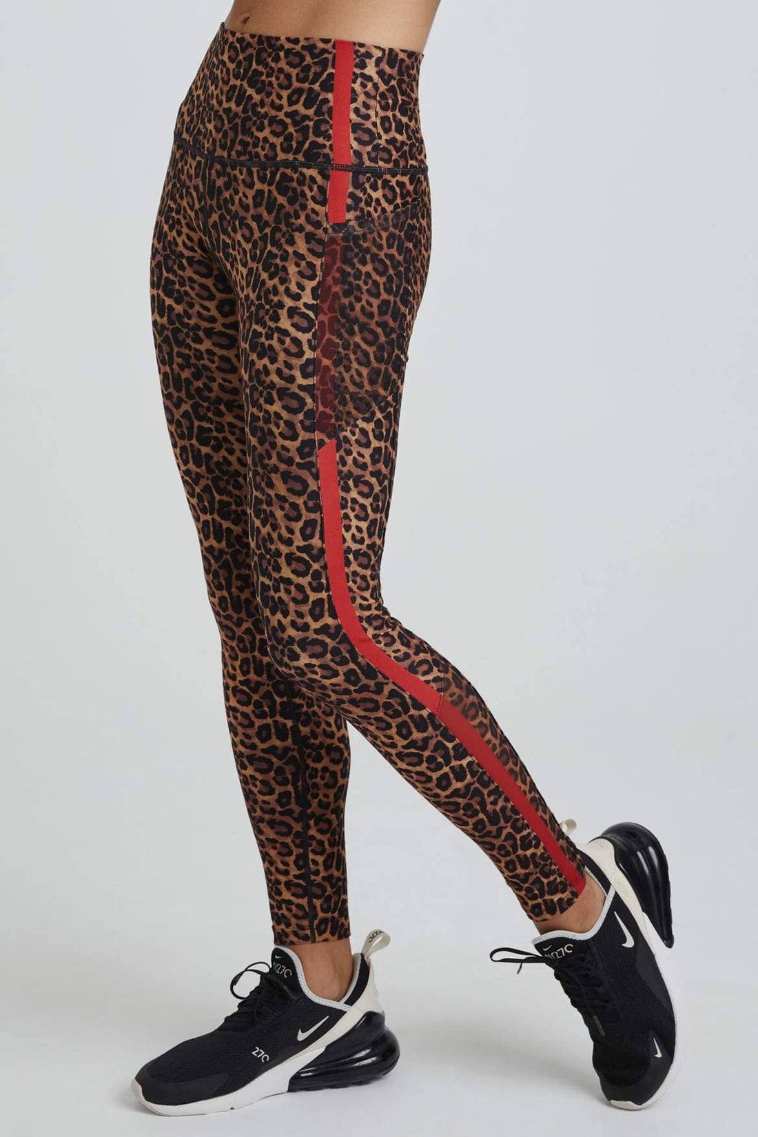 Nala Leggings Real Cheetah With Red