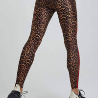 Nala Leggings Real Cheetah With Red