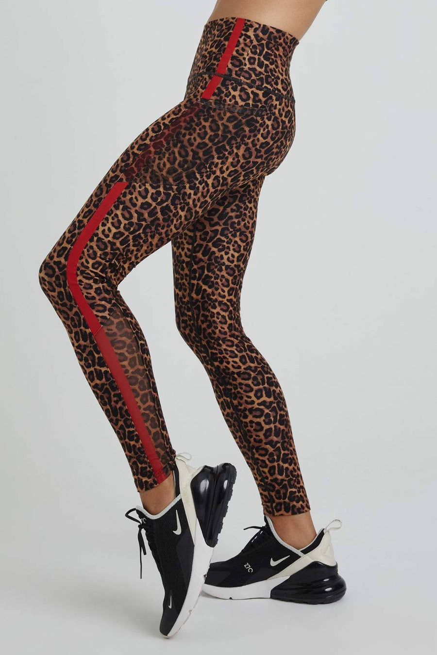 Nala Leggings Real Cheetah With Red