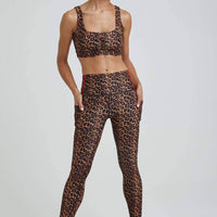 Nala Leggings Real Cheetah With Red