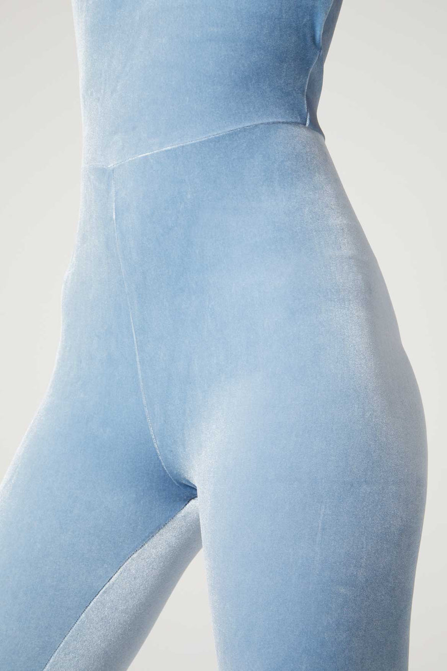 Megan Bodysuit Velvet Blue Mist