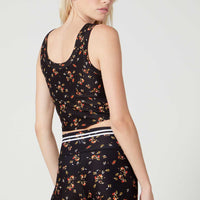 Anna Cropped Tank Foxy Floral