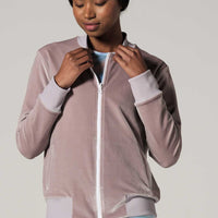 Velvet Bomber Jacket Portobello