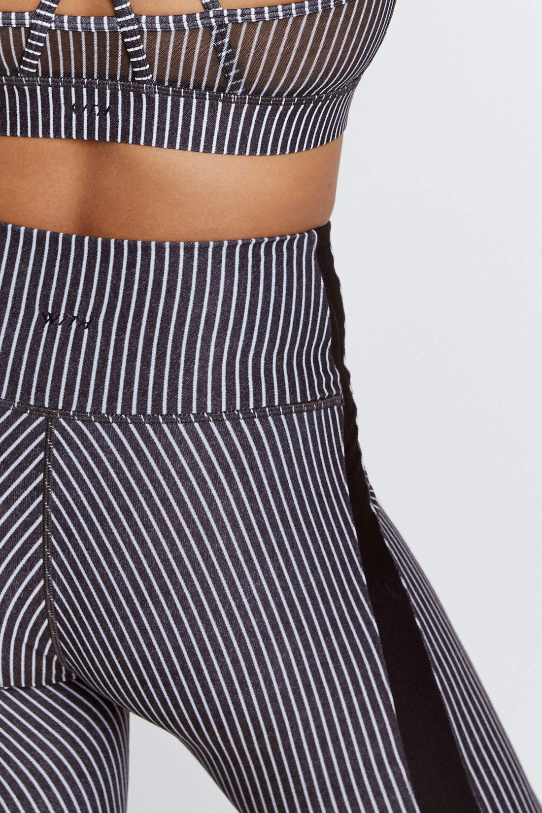 Harper Leggings Black And White Stripe